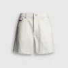 A-linjeformade jeansshorts A-linjeformade jeansshorts