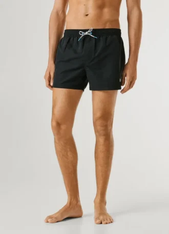 Badshorts med cirkulärt logo