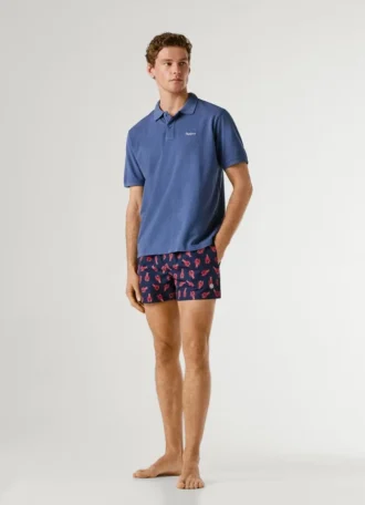 Badshorts med hummermotiv