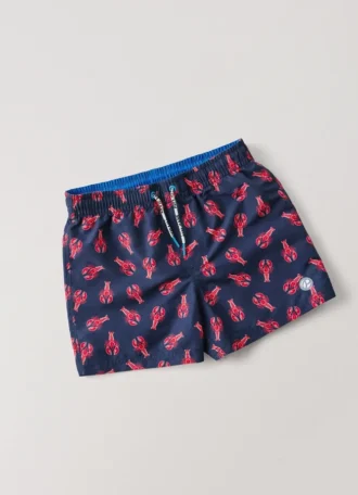 Badshorts med hummermotiv