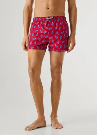 Badshorts med hummermotiv