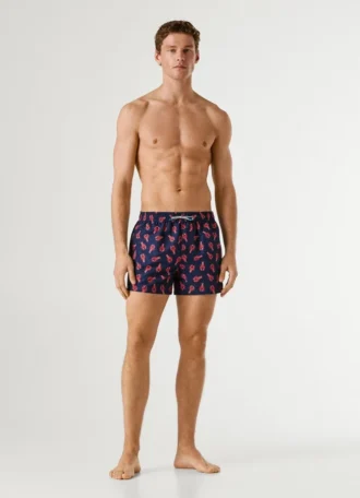 Badshorts med hummermotiv