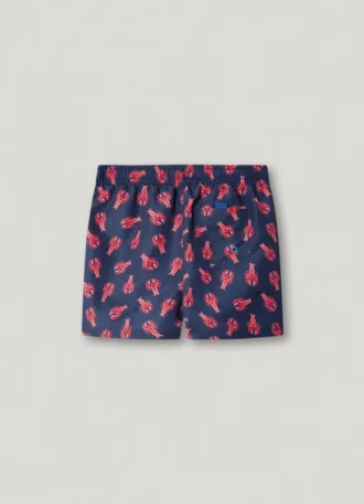 Badshorts med hummermotiv