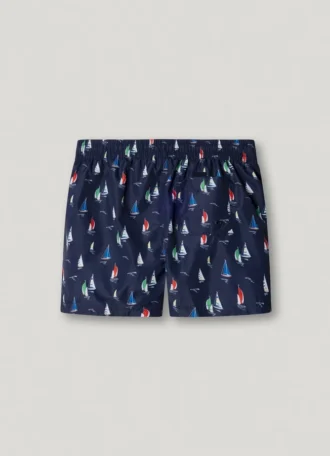 Badshorts med segelbåtar