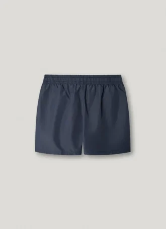 Badshorts med tryckt logotyp