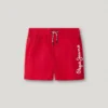 Badshorts med tryckt logotyp Badshorts med tryckt logotyp