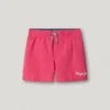 Badshorts med tryckt logotyp Badshorts med tryckt logotyp