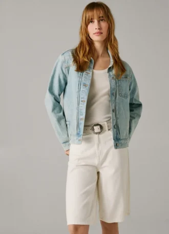 Bermudashorts i denim med avslappnad passform