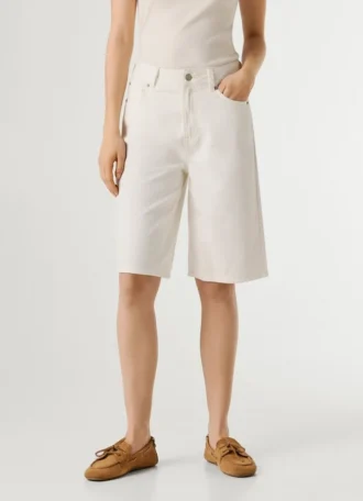 Bermudashorts i denim med avslappnad passform