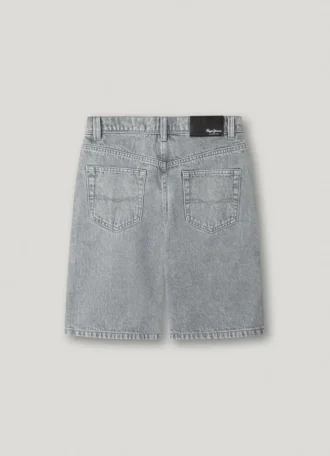Bermudashorts i denim med lös passform