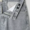 Bermudashorts i denim med lös passform Bermudashorts i denim med lös passform