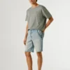 Bermudashorts i denim med lös passform Bermudashorts i denim med lös passform