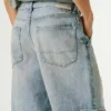 Bermudashorts i denim med lös passform Bermudashorts i denim med lös passform
