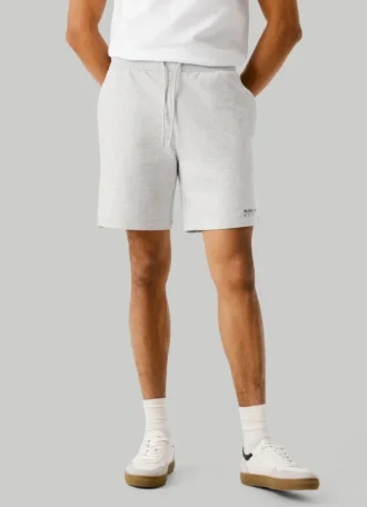Bermudashorts i fleece med smal passform