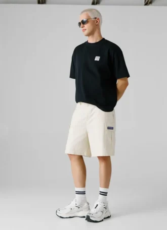 Bermudashorts med rak passform