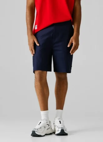 Bermudashorts med rak passform
