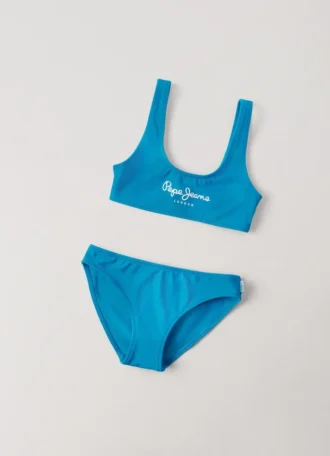 Bikini med tryckt logotyp
