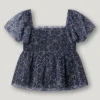 Blus med blommönster Blus med blommönster