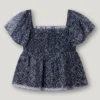Blus med blommönster Blus med blommönster