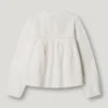 Blus med broderade detaljer Blus med broderade detaljer