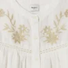 Blus med broderade detaljer Blus med broderade detaljer