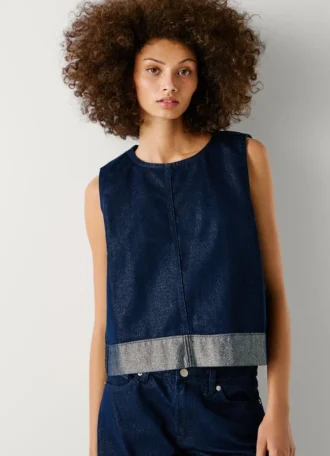 Boxig denimtop