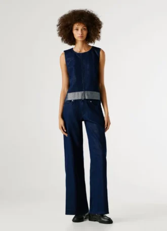 Boxig denimtop