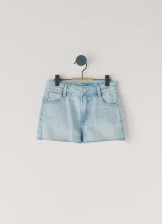 Denimshorts med avslappnad passform