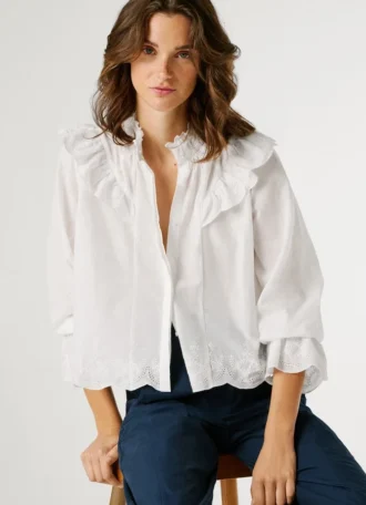 Fluid Ruffle Blouse Fluid Ruffle Blouse