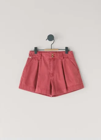 Garmentfärgade twillshorts