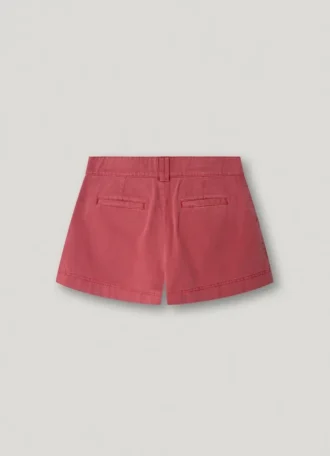 Garmentfärgade twillshorts