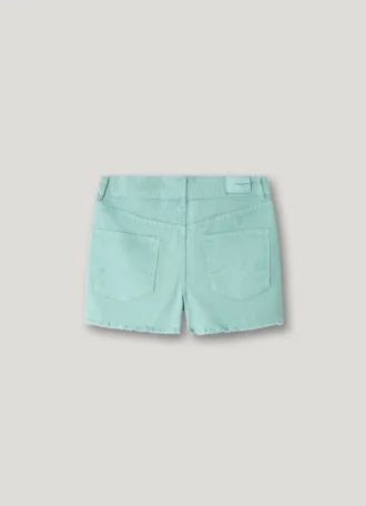 Garmentfärgade twillshorts