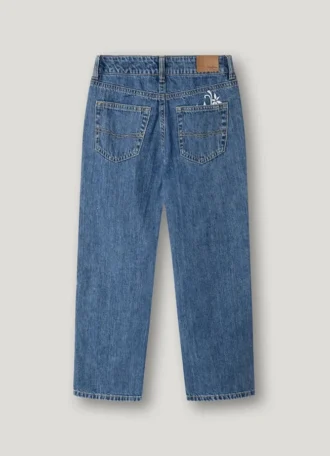 Jeans med hög midja och rak passform – Robyne