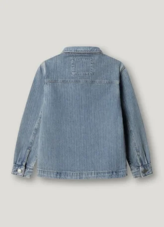 Jeansjacka med avslappnad passform