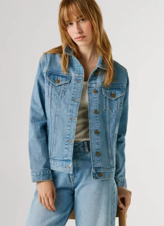 Jeansjacka med normal passform Jeansjacka med normal passform