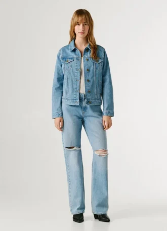 Jeansjacka med normal passform Jeansjacka med normal passform
