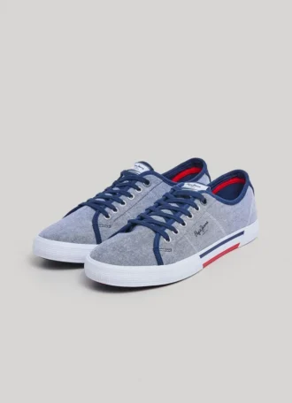 Klassiska chambray-sneakers – Brady