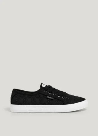 Klassiska sneakers med broderade detaljer – Brady