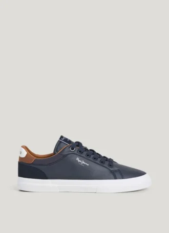 Klassiska sneakers med detaljer i mocka – Kenton