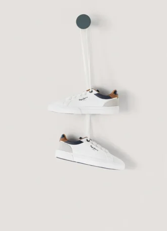 Klassiska sneakers med detaljer i mocka – Kenton