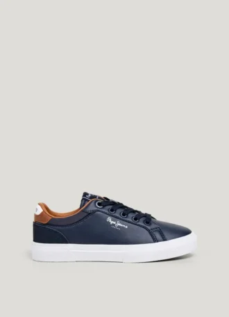 Klassiska sneakers med detaljer i mocka – Kenton