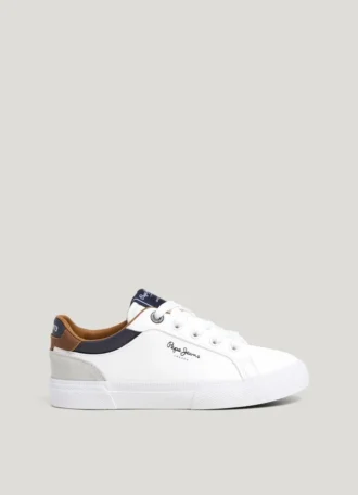 Klassiska sneakers med detaljer i mocka – Kenton