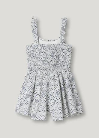 Kort jumpsuit med spaghettiband