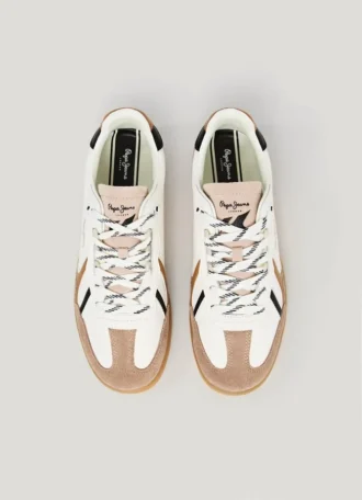 Lädersneakers med nitar – Ball