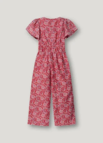 Maxijumpsuit med blommönster