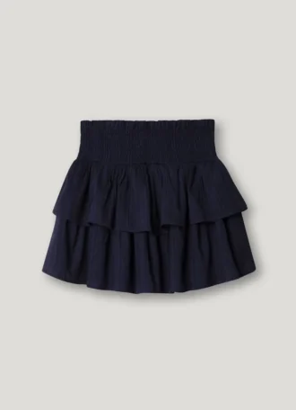 Mini-kjol med volanger
