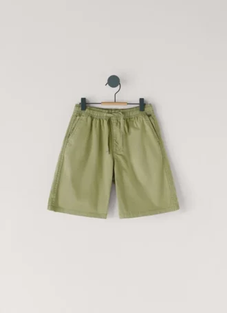 Poplin-shorts med justerbar midja