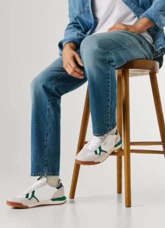 Retro-sneakers med detaljer i mocka – Marvin Retro-sneakers med detaljer i mocka – Marvin