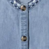 Ärmlös denimtop Ärmlös denimtop