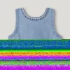 Ärmlös denimtop Ärmlös denimtop